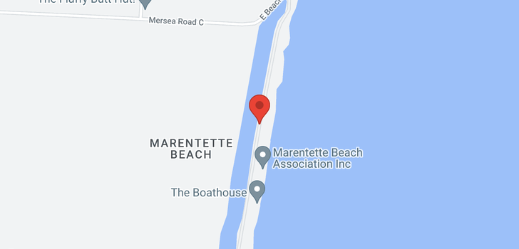 map of 30 MARENTETTE BEACH RD